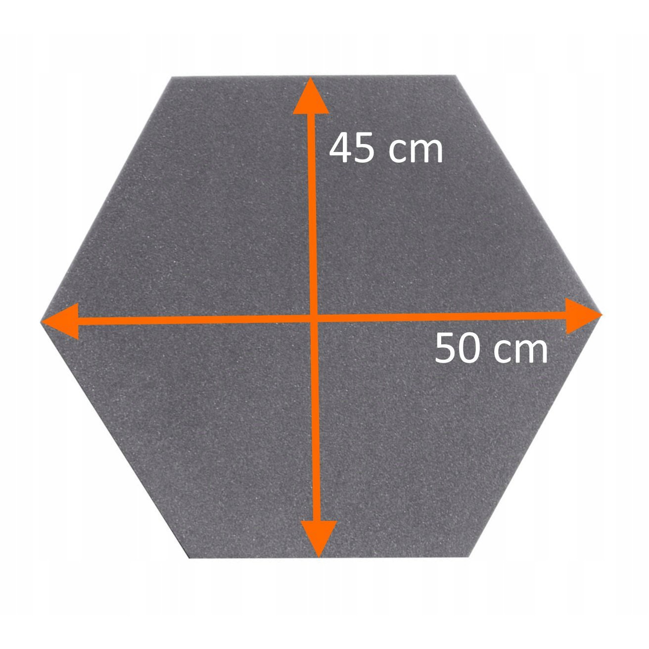 Akustický panel Hexagon zelená 50x50cmx3cm samozhášavá nehorľavá pena karus