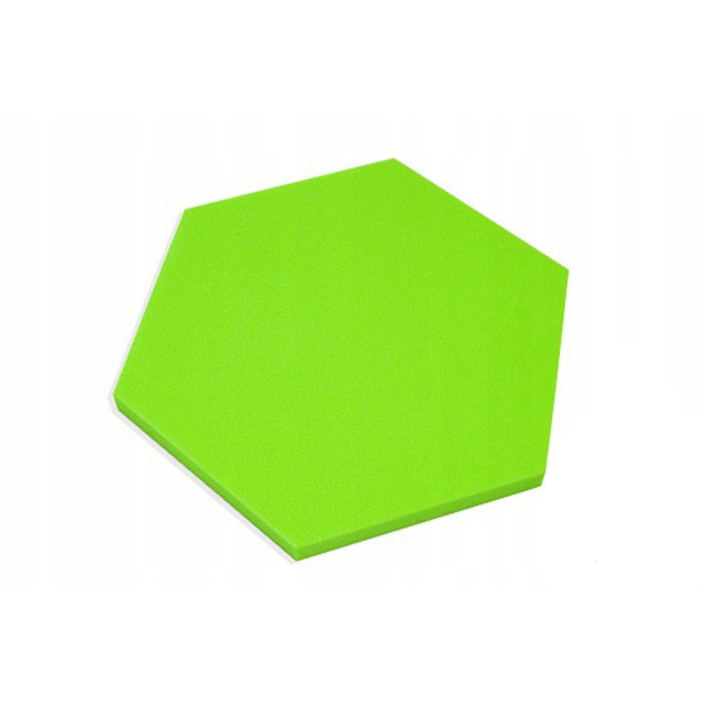 Akustický panel Hexagon zelená 50x50cmx3cm samozhášavá nehorľavá pena karus