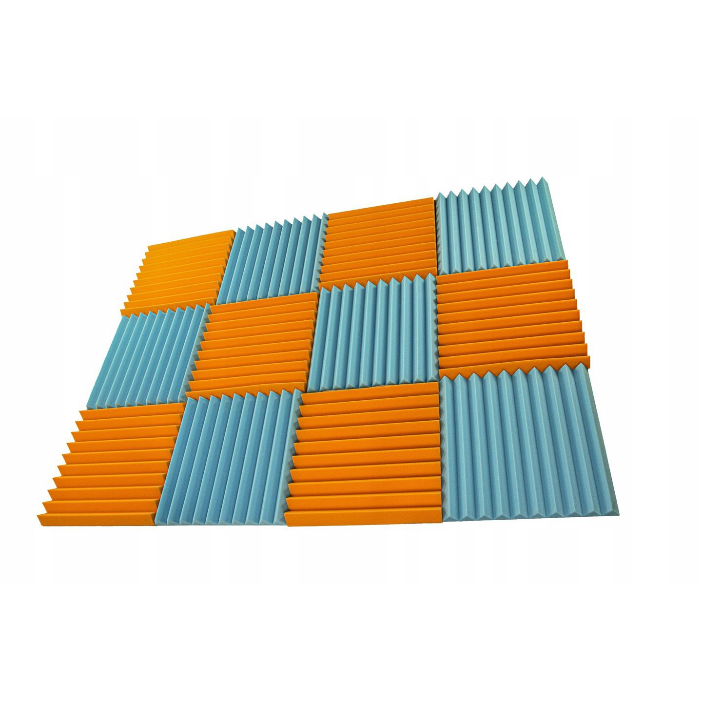 Akustický panel 50x50x5cm oranžový samozhášavý nehorľavý karus