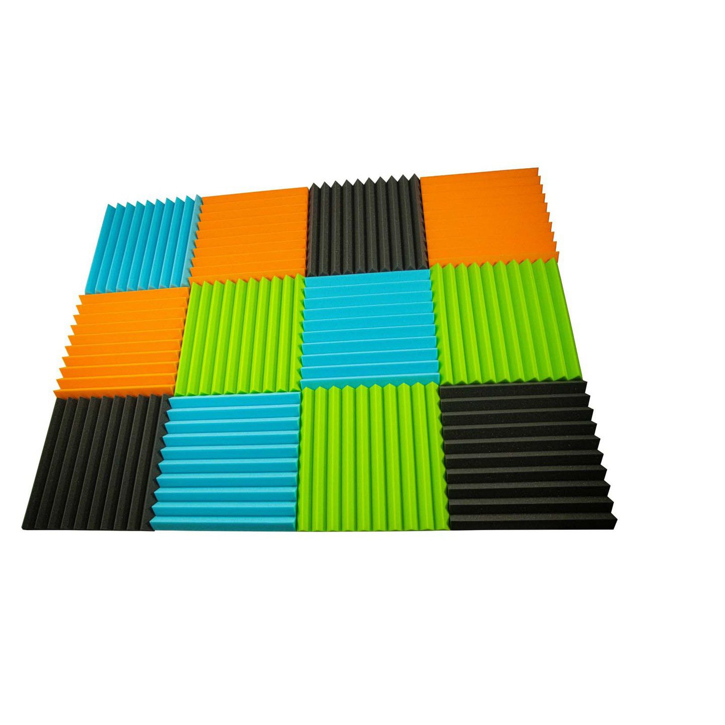 Akustický panel 50x50x5cm oranžový samozhášavý nehorľavý karus