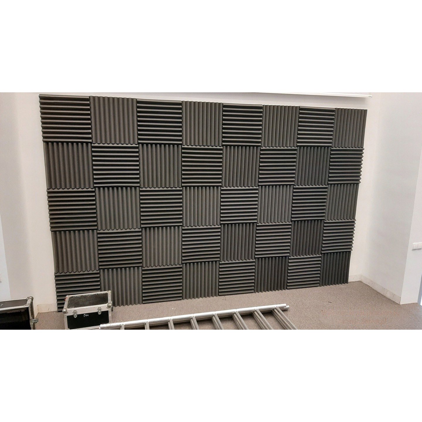 Akustický panel 50x50x5cm oranžový samozhášavý nehorľavý karus