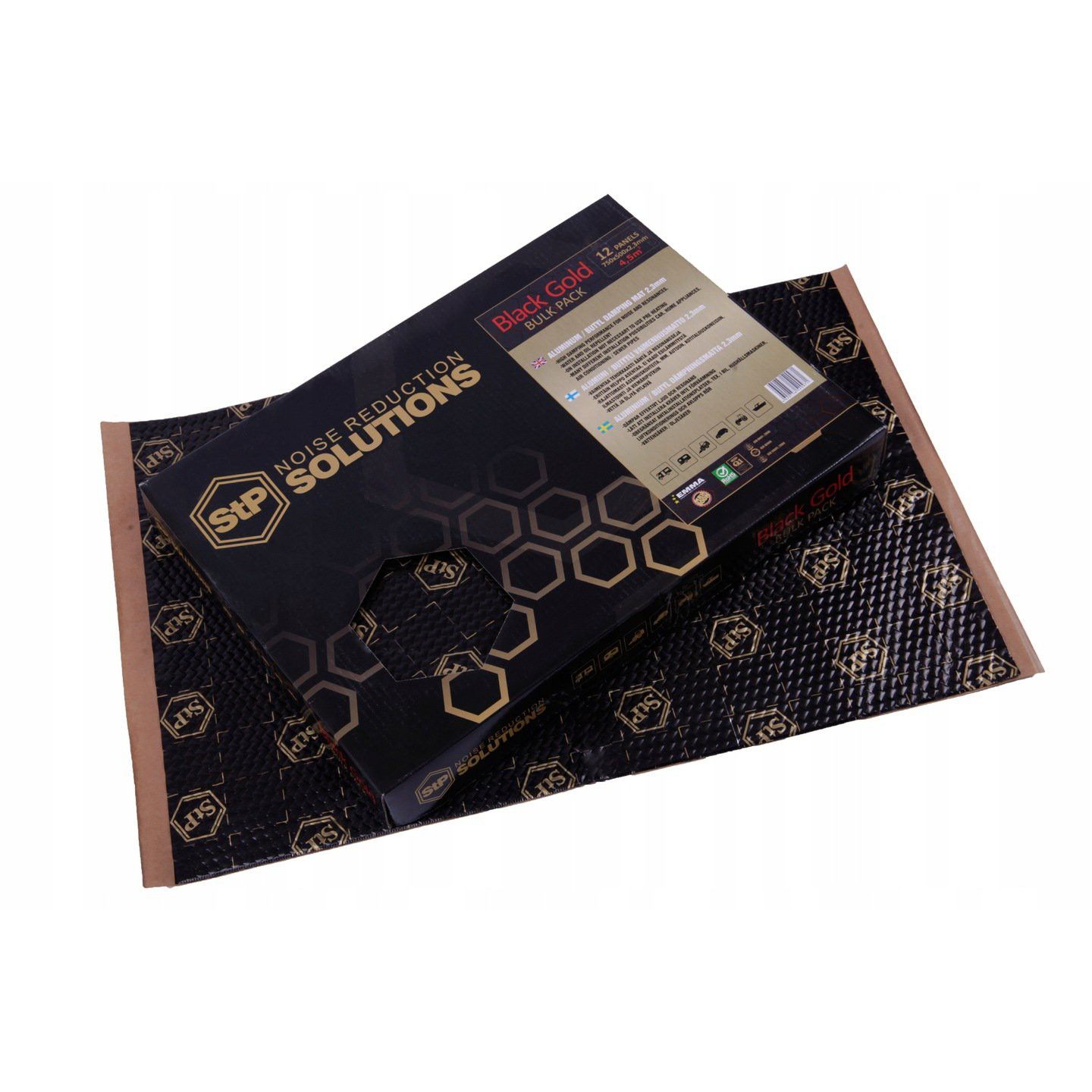 Butylová gumová podložka 2,3mm Black Gold 75x50cm karus