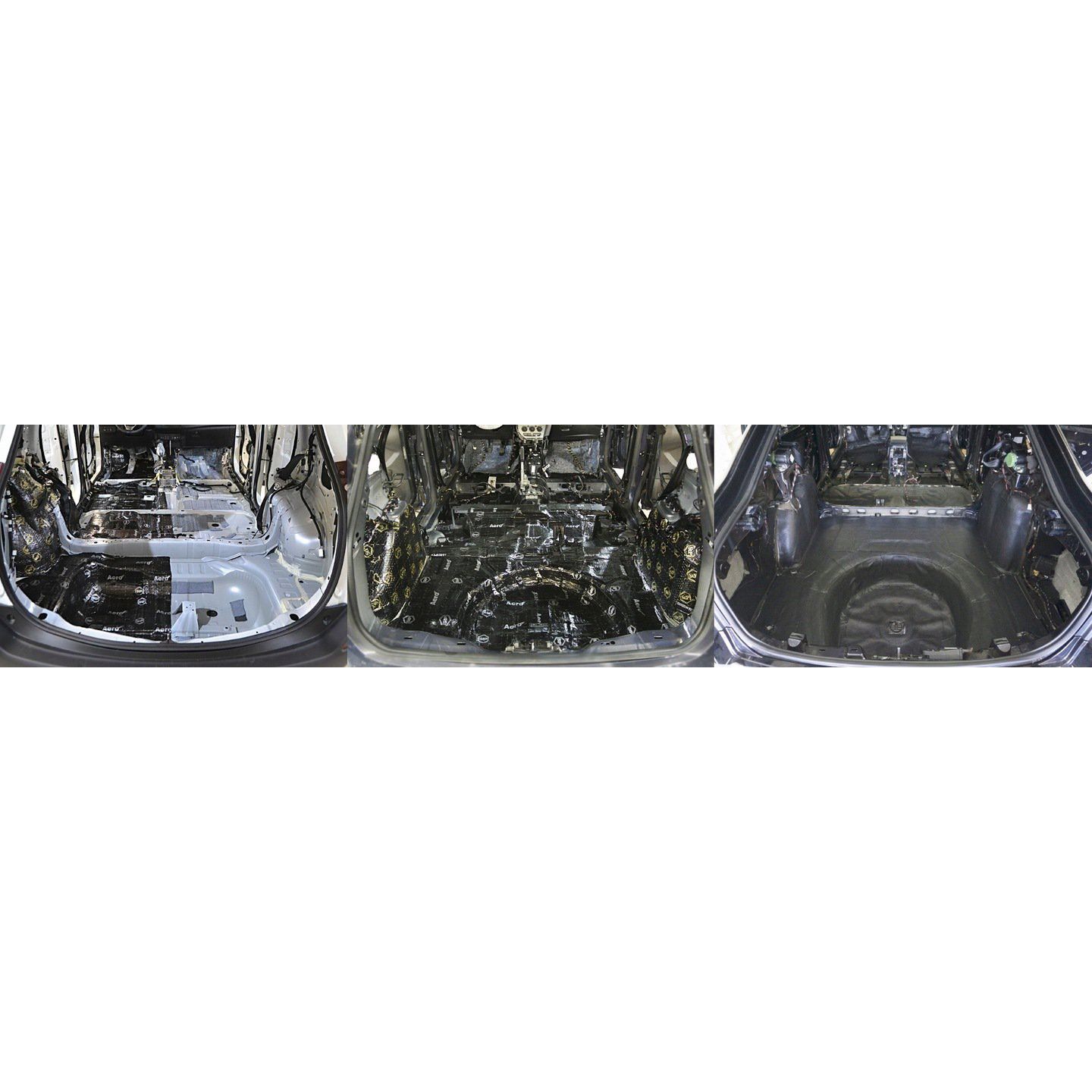 Butylová rohož 10ks 1,8mm 75x50cm + zvukotesná pena 6mm 350x100cm K6s + valec karus