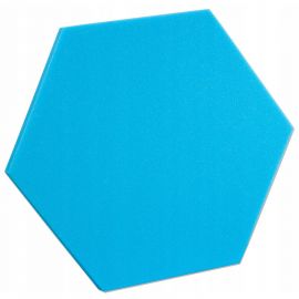 Akustický panel 50x50x3cm modrá samozhášavá nehorľavá pena Hexagon