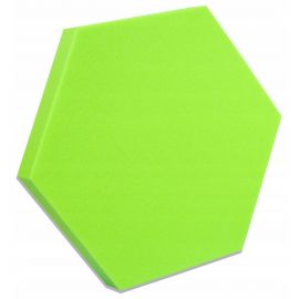 Akustický panel 50x50x3cm zelený samozhášavá nehorľavá pena Hexagon