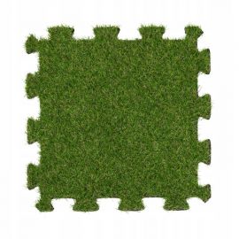 Antivibračná protišmyková gumená podložka trávnik 6mm 60x60cm puzzle