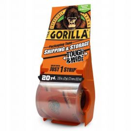 Lepiaca páska priehľadná s držiakom 18m 72mm na balenie Gorilla