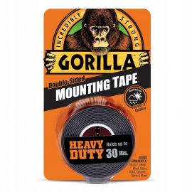Obojstranná lepiaca páska čierna 1,52m 25mm do 14kg Gorilla