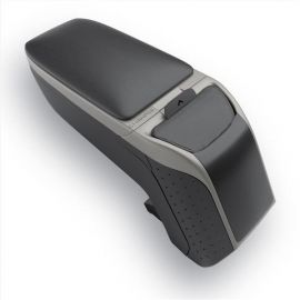 Lakťová opierka do auta Smart Fortwo / Forfour 2014-... Armster 2 strieborná s 12V káblom