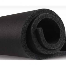 Vodeodolná gumová zvukotesná pena 25mm 25x100cm bez lepidla čierna K25bk